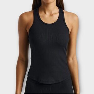 Year of Ours Stretch Sporty Tank in Heather Black Women’s Size XS NWT